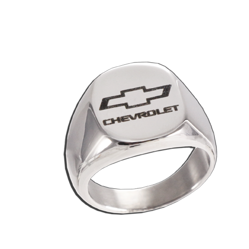 K061 Chevrolet Bowtie Signet Ring