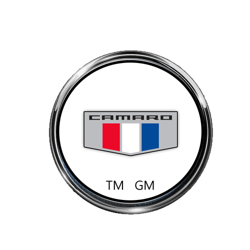 K149-CAM-W Camaro Emblem Snap Charm