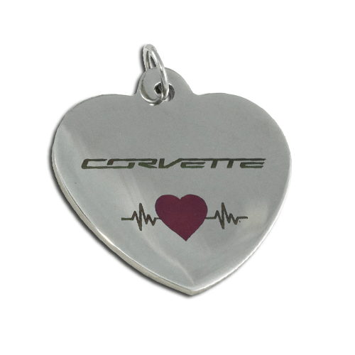 K197 C7 Corvette Heartbeat Pendant