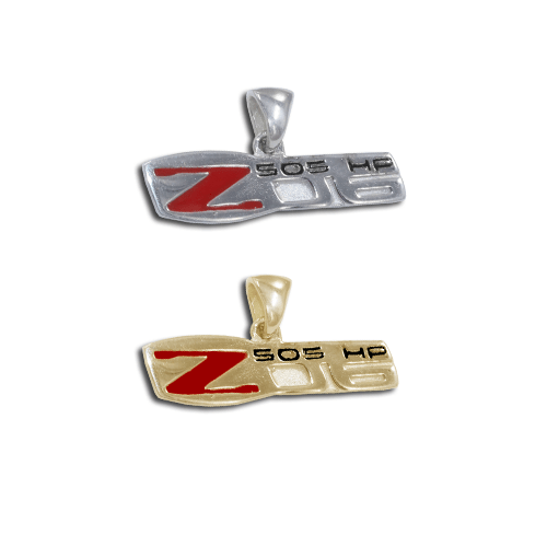 K250 C6 Corvette Z06 505HP Emblem Pendant