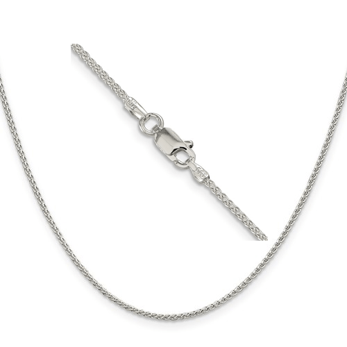Q035 Sterling Silver Wheat Chain 1.5mm