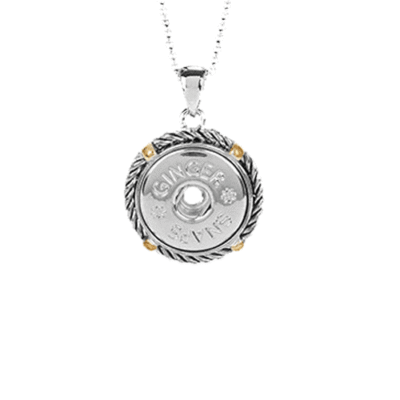 Ginger Snaps Mixed Metal Necklace