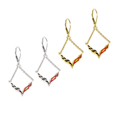 C7 Corvette Leverback Earrings
