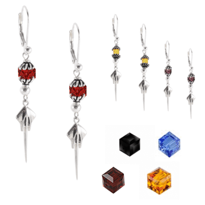 C7 Stingray Crystal Earrings