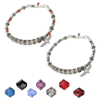 C6 Corvette Bead Bracelet