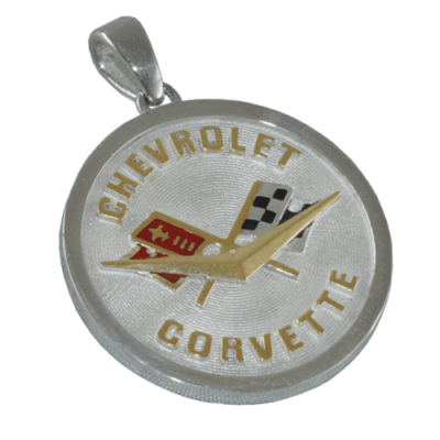 C1 Corvette hood emblem pendant