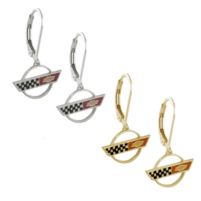C4 Corvette Leverback Earrings