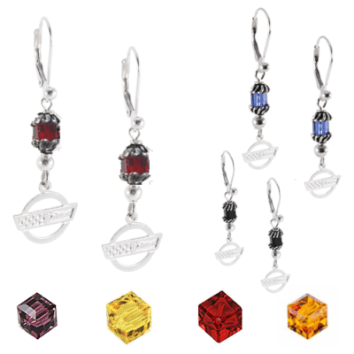Crystal Emblem C4 Earrings