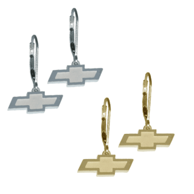 Chevy Bowtie Leverback Earrings