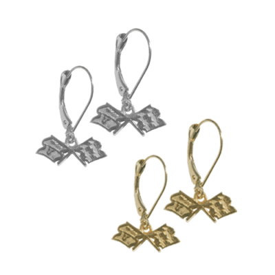 Early C3 Corvette Emblem Earrings