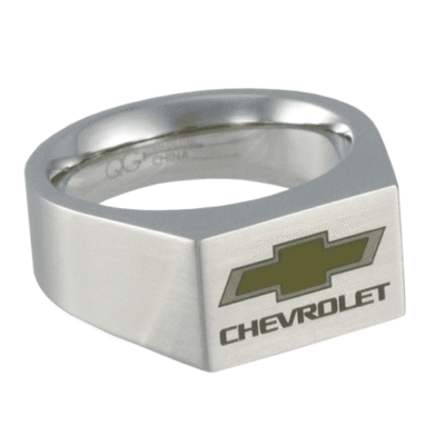 Chevy Bowtie Signet Ring