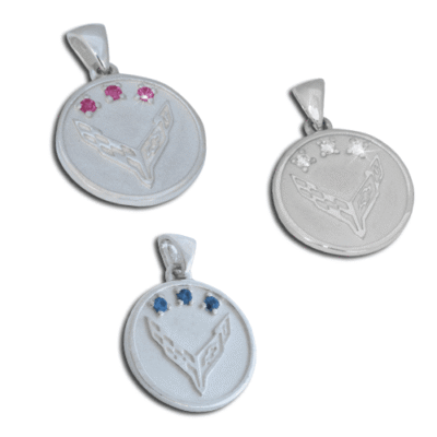 C8 Corvette CZ Pendant