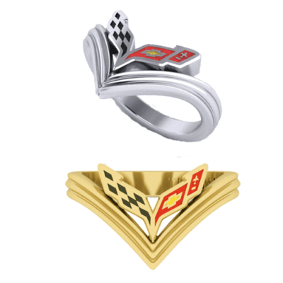 C7 Corvette Emblem Ring