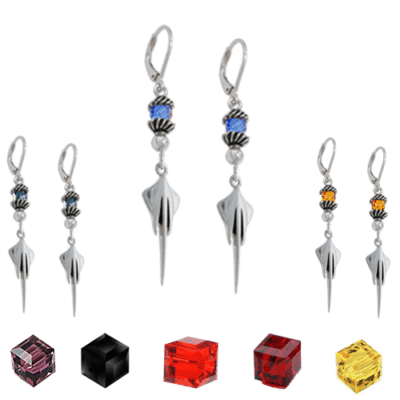 C8 Stingray Crystal Earrings