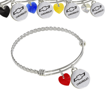 Chevy Bowtie Charm Bracelet
