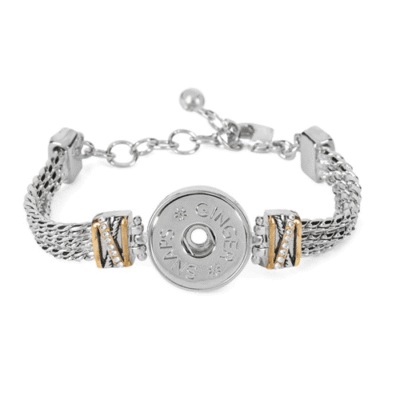 Ginger Snaps Mixed Metal Bracelet