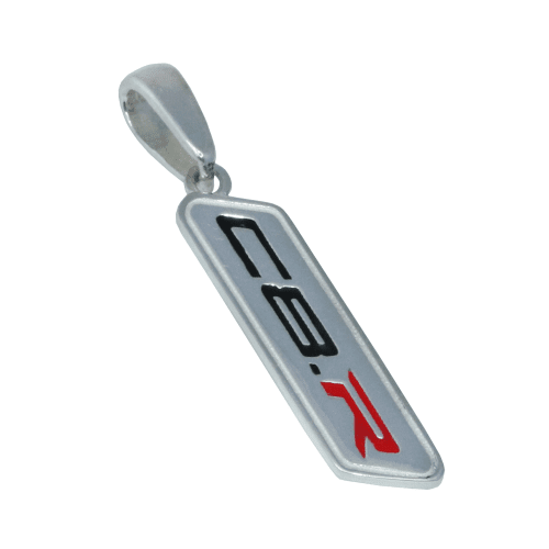 Sterling C8.R Corvette Pendant