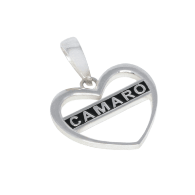 Camaro heart pendant