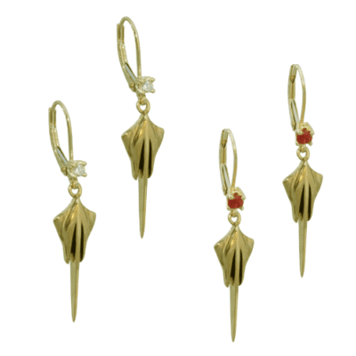 C8 Stingray Gemstone Earrings