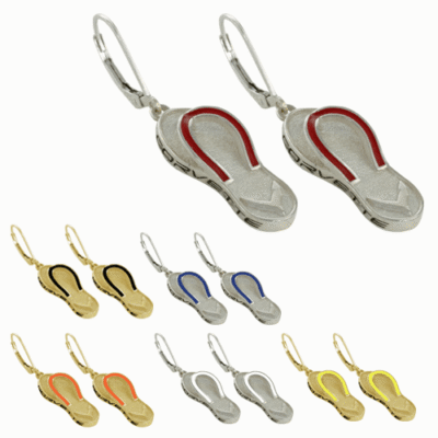 C8 Corvette Flip Flop Earrings