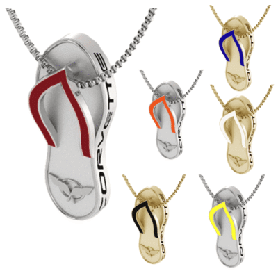 C5 Corvette flip flop pendant
