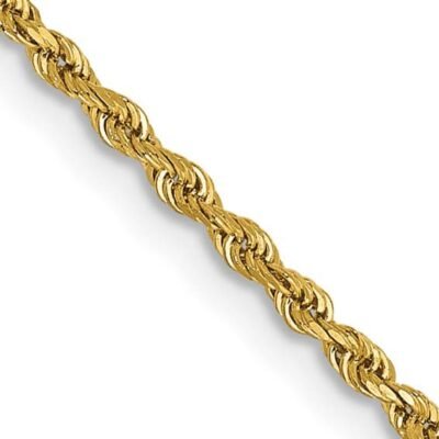 Diamond Cut Rope Chain 1.5mm