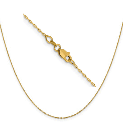 14k open link cable chain