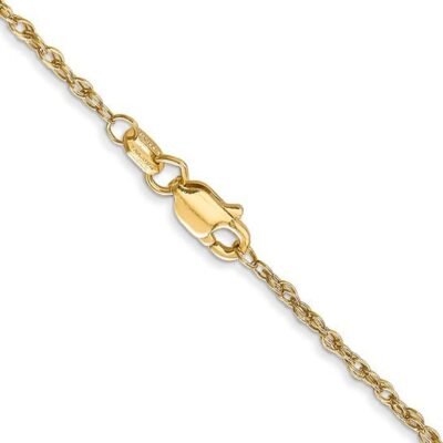 14k Baby Rope Chain lobster clasp