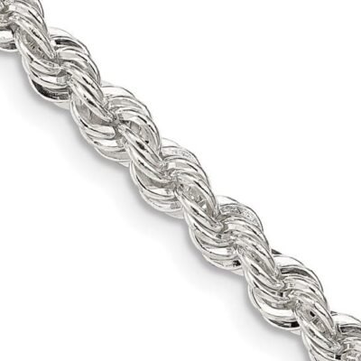 Sterling silver rope chain