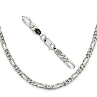 Sterling Figaro Chain 5.5mm