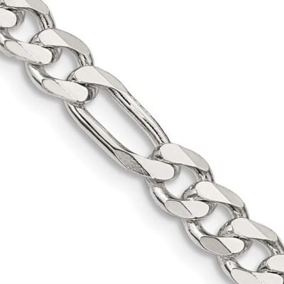 Sterling Figaro chain link