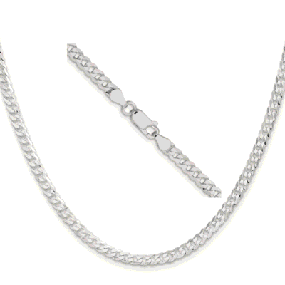 Sterling Curb Chain