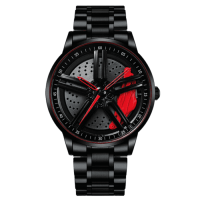 C8 Corvette Wheel Watch - Red