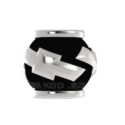 Chevy Bowtie Barrel Bead