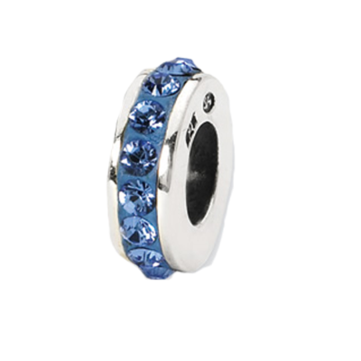 Blue Spacer Bead