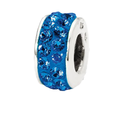 Capri Blue Spacer Bead