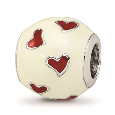 Heart Spacer Bead