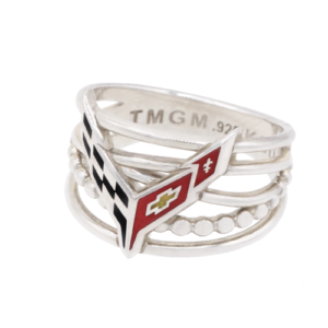 Ladies C8 Corvette Bead Ring