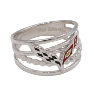 Ladies C7 Corvette Bead Ring