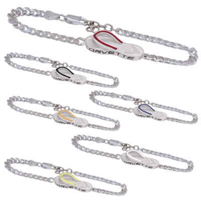 C8 Corvette flip flop bracelets