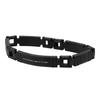 Black Stainless C8 Bracelet