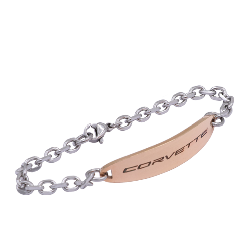 Ladies C8 Corvette rose bracelet