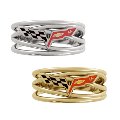 ladies C6 Corvette ring